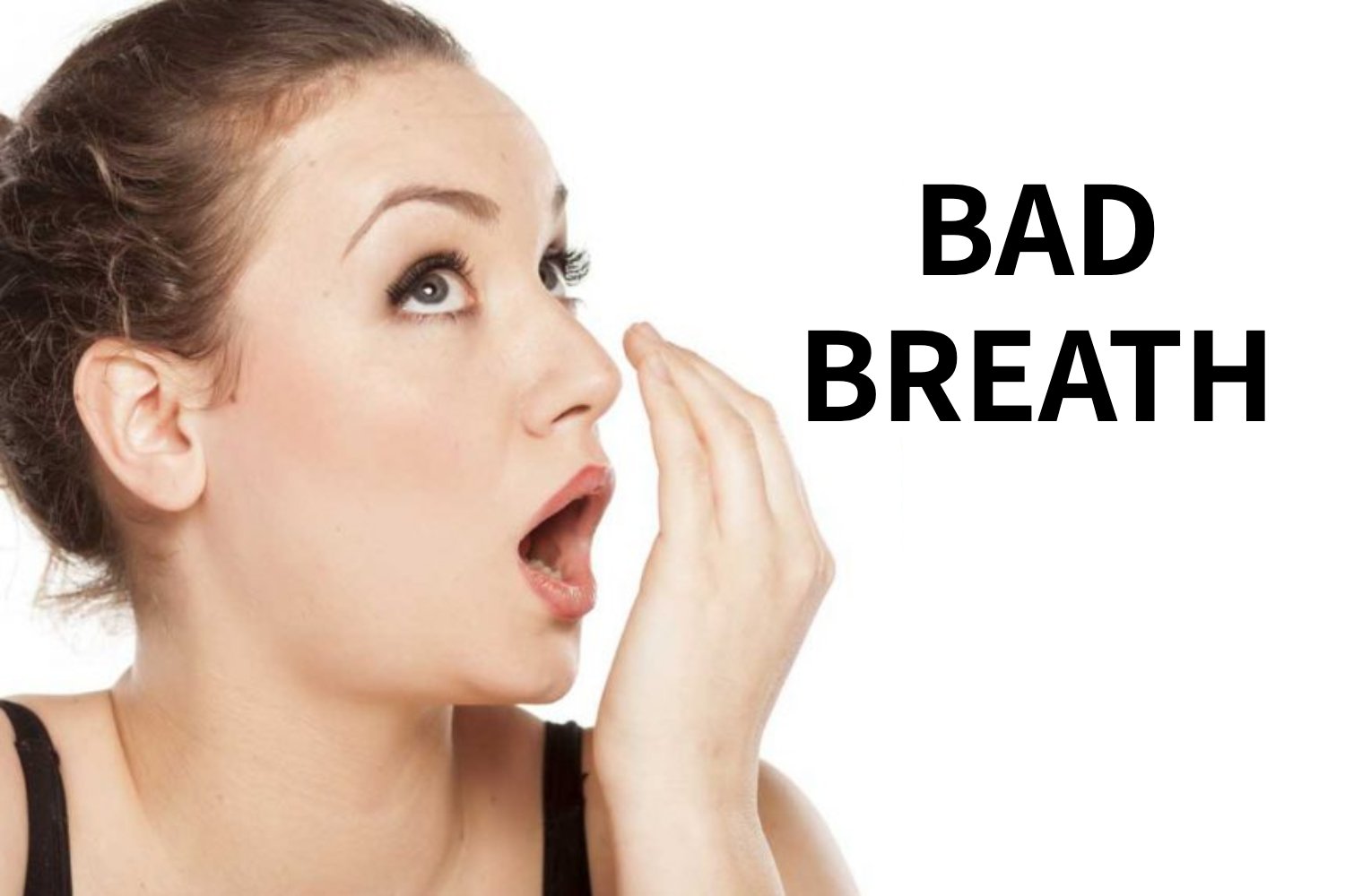 Halitosis causes by poor dental hygiene